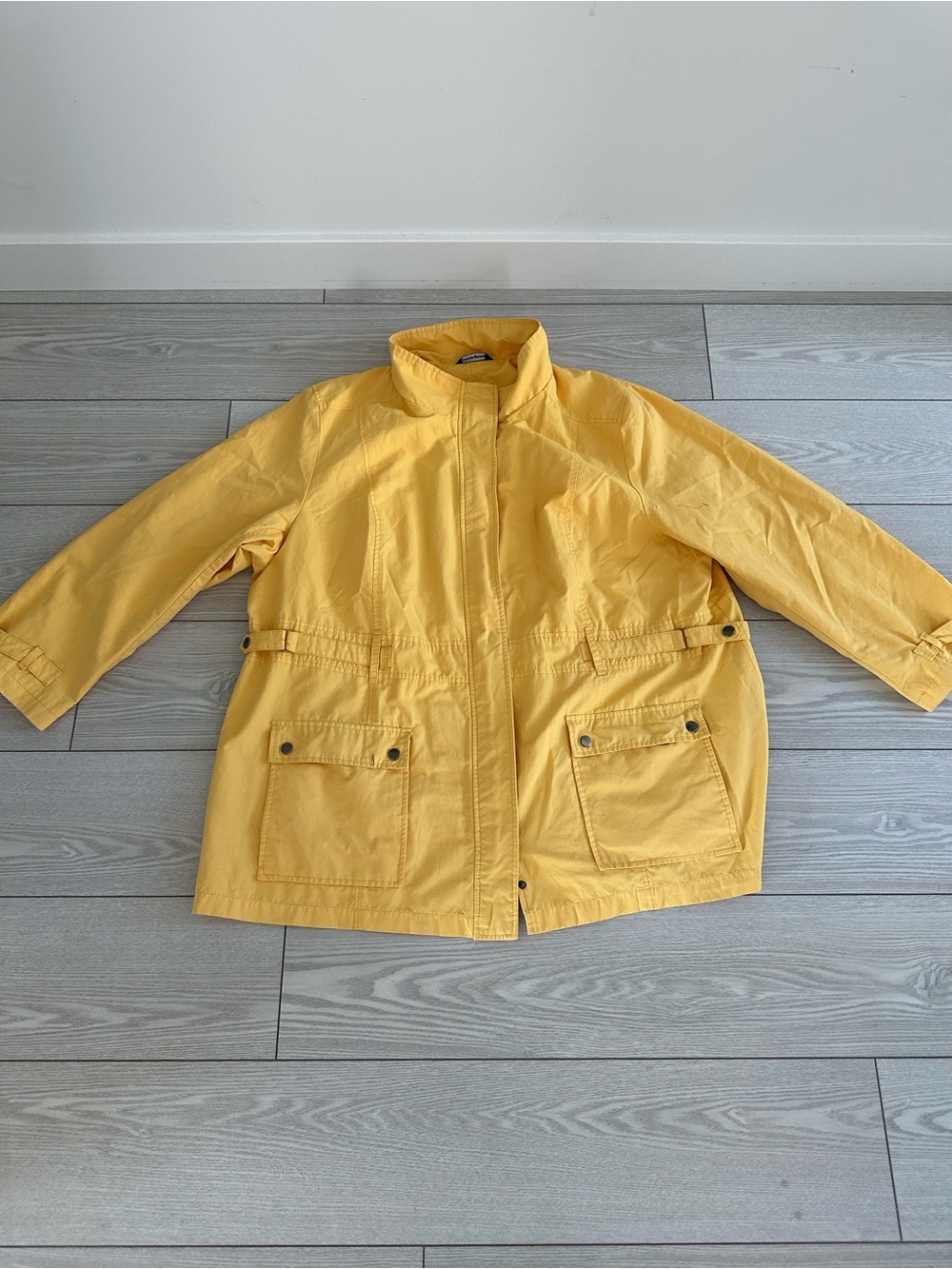Penningtons Yellow Lightweight Anorak Jacket size 3X